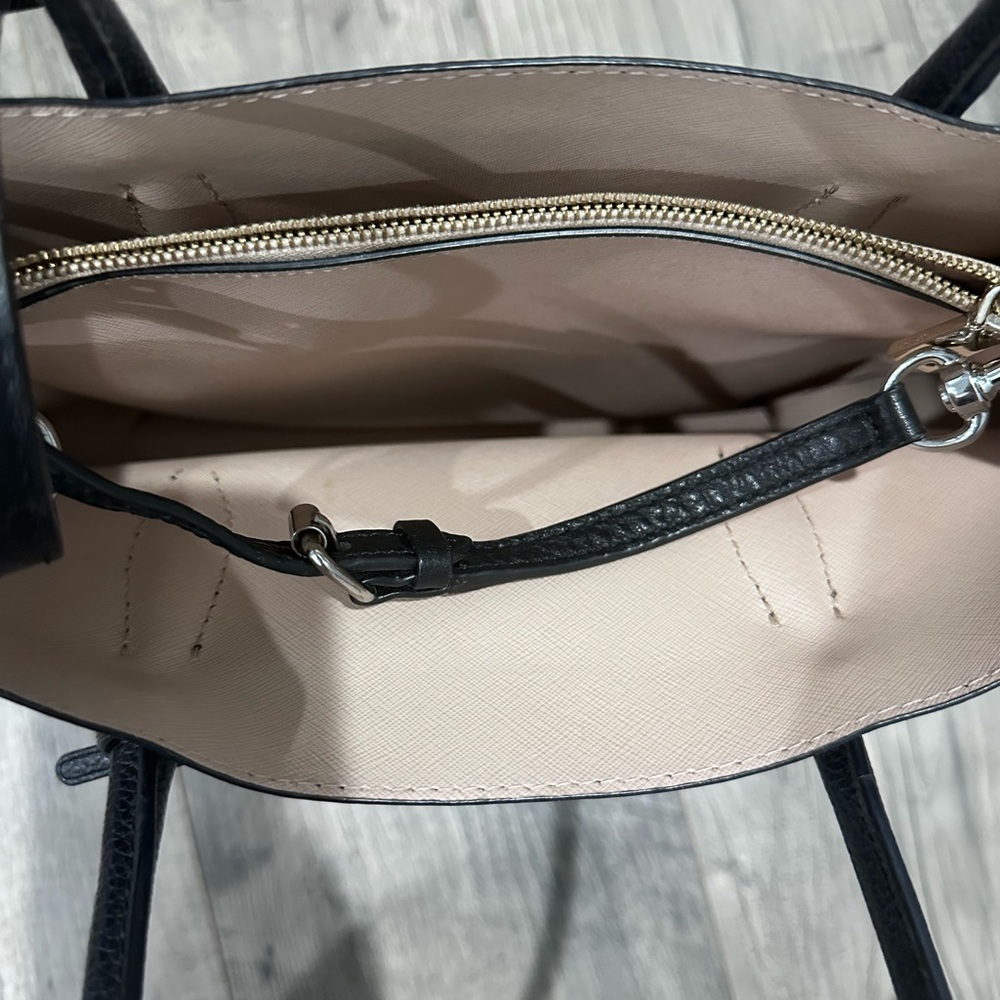 Kate Spade Black Leather Tote Bag - Picture 4 of 10